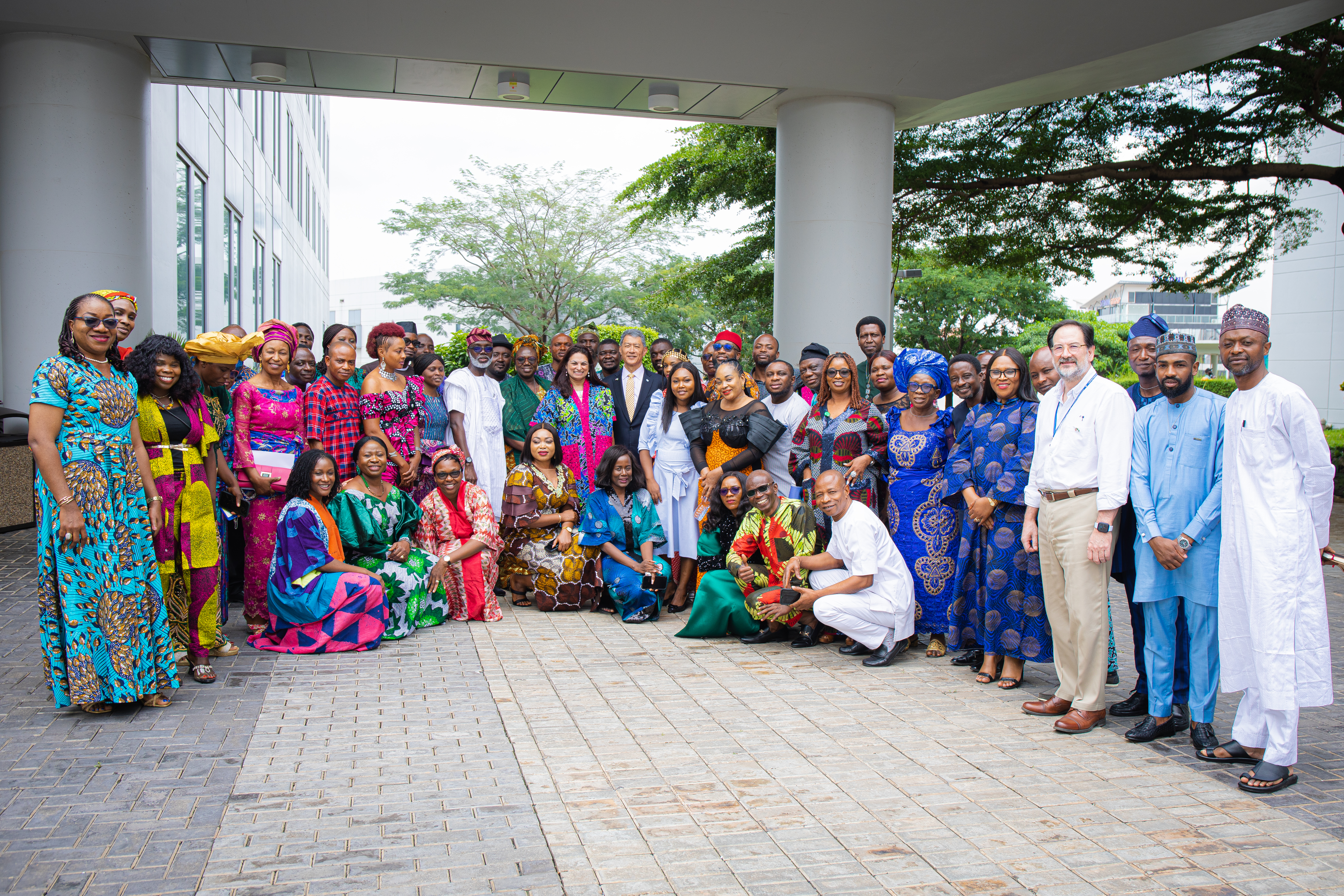 Group photo from all hands meeting.